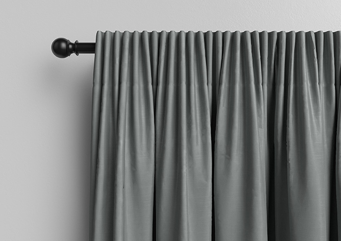 Kyoto Faux Silk, Sea Grey - Made to Measure Curtains - Image 10